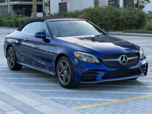 Mercedes C300 Cabriolet Convertible Rental in Dubai