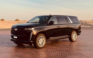 Cadillac Escalade Platinum Sport Rental in Dubai