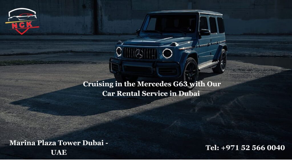 Cruising In The Mercedes G With Our Car Rental Service In Dubai