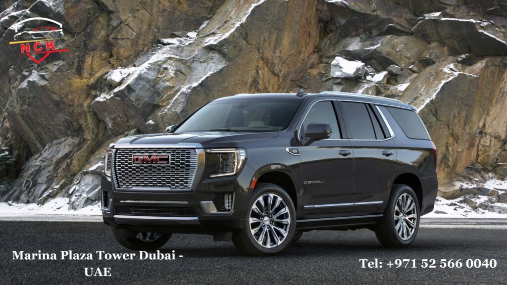 Luxury Travel with a GMC Yukon Denali Rental in Dubai