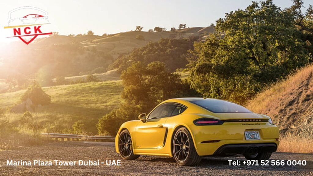 Explore in Dubai with a Porsche Boxster Rental